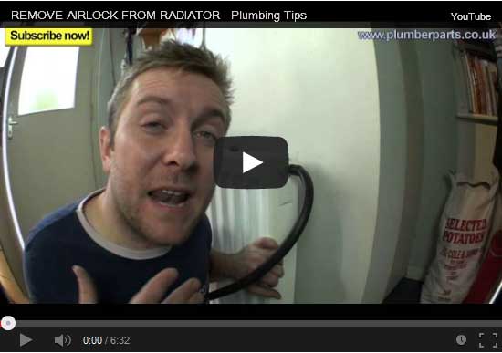 Remove a radiator airlock